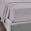 Dorma 300 Thread Count 100% Cotton Sateen Plain Flat Sheet -Bed Linings Store 30802345
