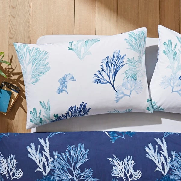 Natural History Museum Shoreline Blue Duvet Cover And Pillowcase Set 5 Natural History Museum Shoreline Blue Duvet Cover And Pillowcase Set - Image 3