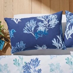 Natural History Museum Shoreline Blue Duvet Cover And Pillowcase Set 11 Natural History Museum Shoreline Blue Duvet Cover And Pillowcase Set -Bed Linings Store 30807701 alt03