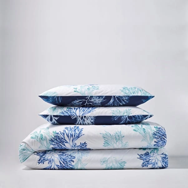 Natural History Museum Shoreline Blue Duvet Cover And Pillowcase Set 8 Natural History Museum Shoreline Blue Duvet Cover And Pillowcase Set - Image 6