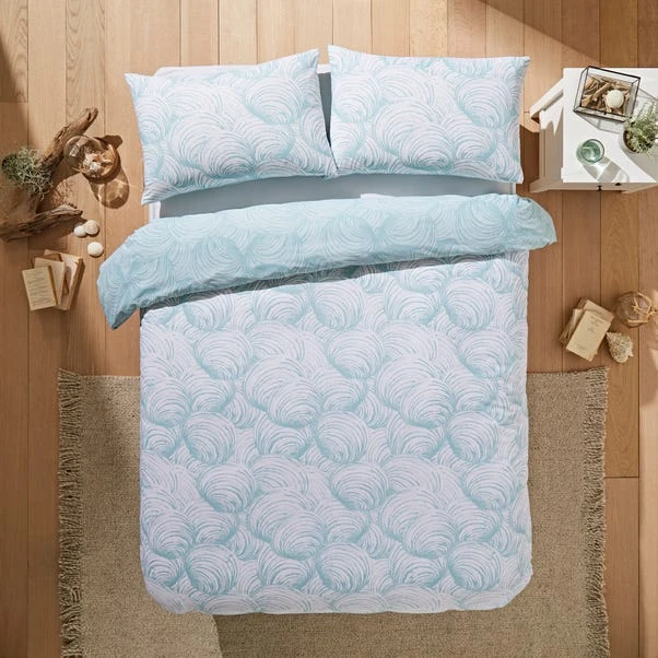 Natural History Museum Venus Shell Seafoam Duvet Cover And Pillowcase Set 3 Natural History Museum Venus Shell Seafoam Duvet Cover And Pillowcase Set
