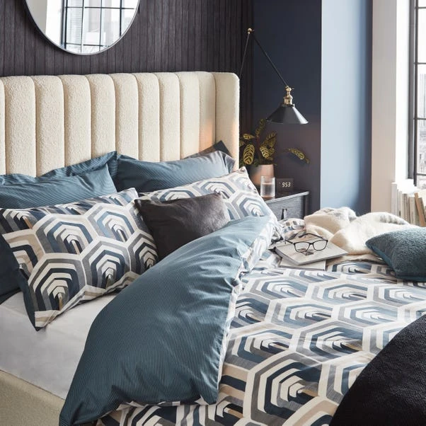 Elements Archer Pacific Duvet Cover And Pillowcase Set 6 Elements Archer Pacific Duvet Cover And Pillowcase Set - Image 4