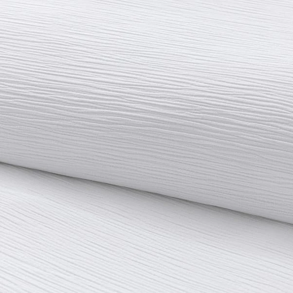 Dunelm Alford Textured White Duvet Cover And Pillowcase Set 8 Dunelm Alford Textured White Duvet Cover And Pillowcase Set - Image 6