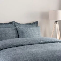 Dunelm Grayson Pacific Duvet Cover And Pillowcase Set 11 Dunelm Grayson Pacific Duvet Cover And Pillowcase Set -Bed Linings Store 30807753 alt03