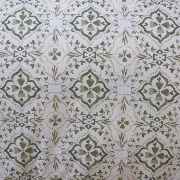 Dunelm Lara Leaf Anti-Allergy 100% Cotton Green Duvet Cover And Pillowcase Set 6 Dunelm Lara Leaf Anti-Allergy 100% Cotton Green Duvet Cover And Pillowcase Set - Image 4