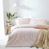 The Linen Yard Hebden Blush 100% Cotton Duvet Cover & Pillowcase Set 1 The Linen Yard Hebden Blush 100% Cotton Duvet Cover & Pillowcase Set -Bed Linings Store 30824103