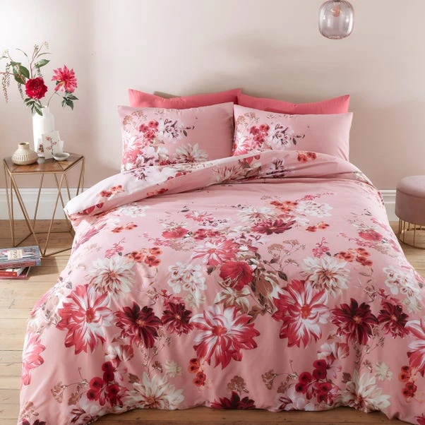 Bianca Fine Linens Briony Floral 100% Cotton Duvet Cover & Pillowcase Set 4 Bianca Fine Linens Briony Floral 100% Cotton Duvet Cover & Pillowcase Set - Image 2