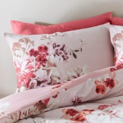 Bianca Fine Linens Briony Floral 100% Cotton Duvet Cover & Pillowcase Set 9 Bianca Fine Linens Briony Floral 100% Cotton Duvet Cover & Pillowcase Set -Bed Linings Store 30829060 alt02